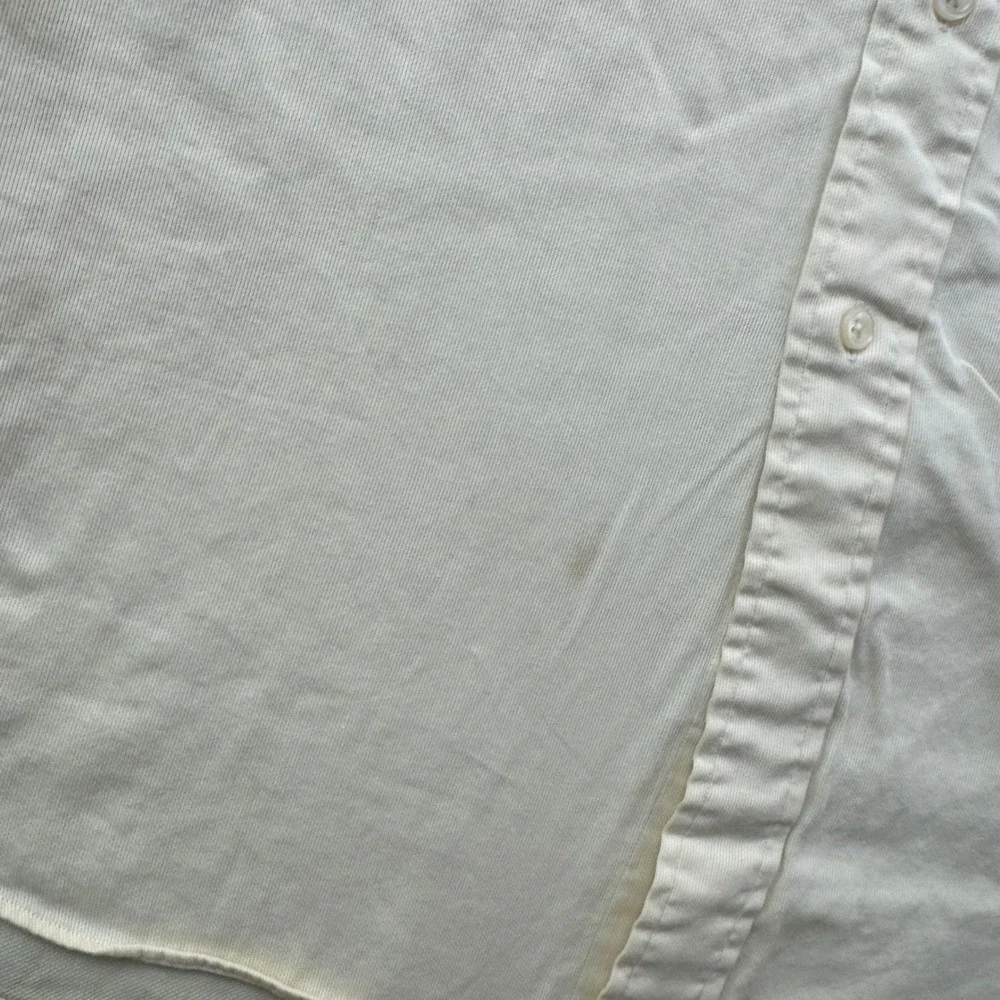 Polo Ralph Lauren Andrew Shirt Mens 17.5 32/33 Cream Cotton Button Down LS